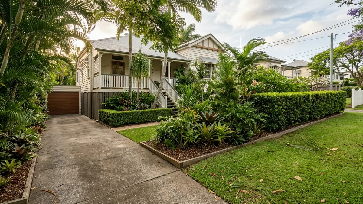 Established Brisbane garden suited to regular horticultural maintenance