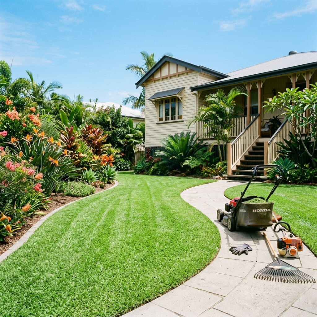 Lawn mowing service in Brisbane